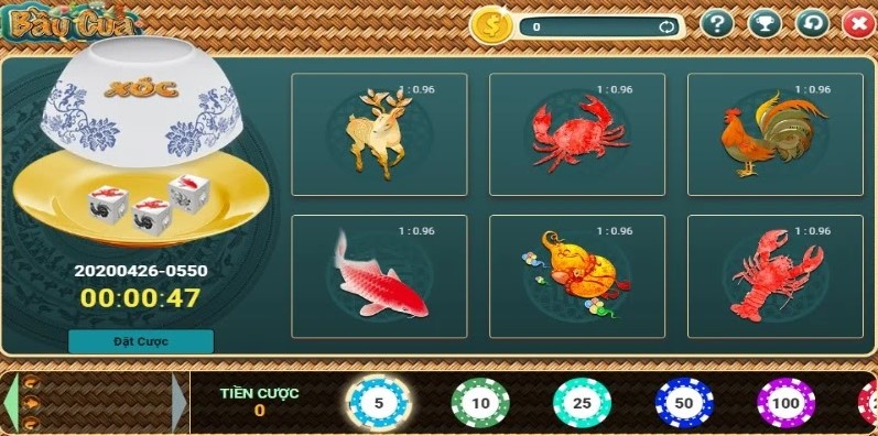 Game bầu cua tôm cá tại Loto188 luôn nhận được sự yêu thích